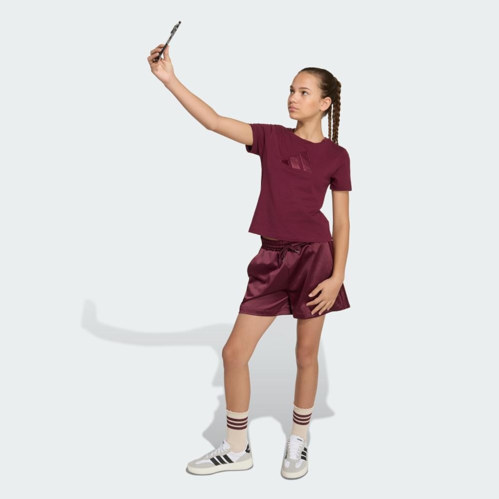 Imagem 4 do produto Shorts adidas JG Satin Infantil