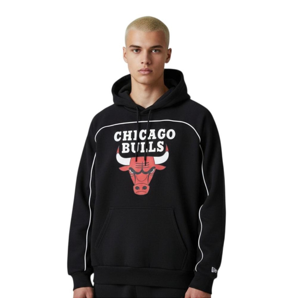 Blusão de Moletom New Era Hoodie Chicago Bulls - Masculina