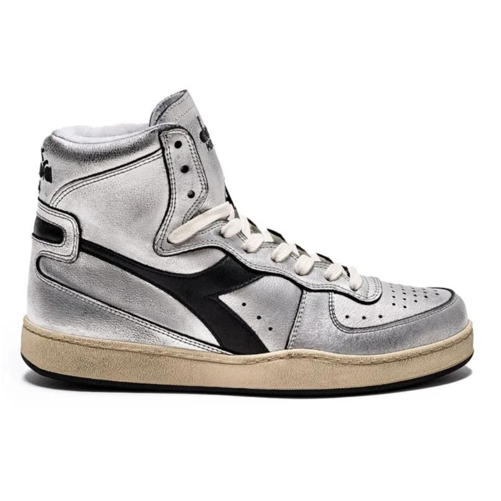 Tênis Casual Diadora Mi Basket Metal Used Feminino