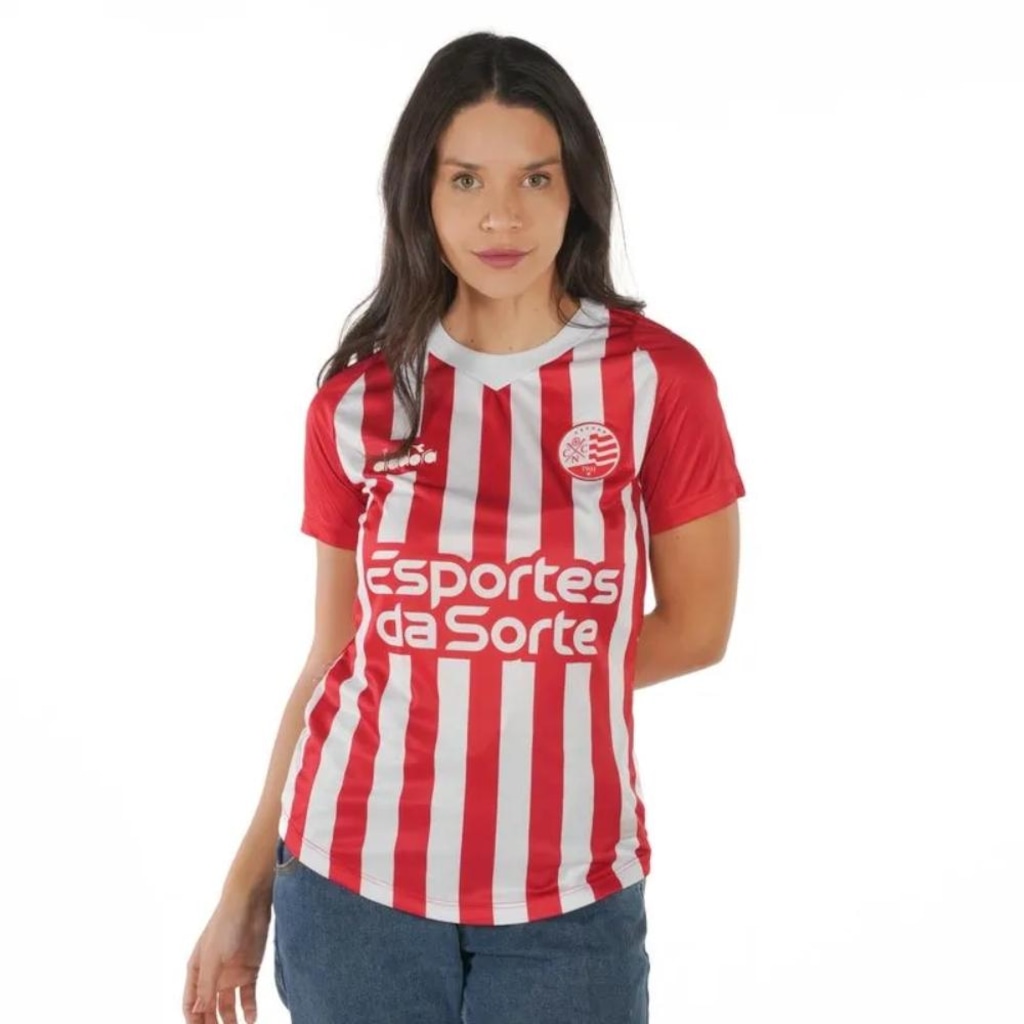 Camisa Náutico Oficial Jogo 1 Diadora Feminino