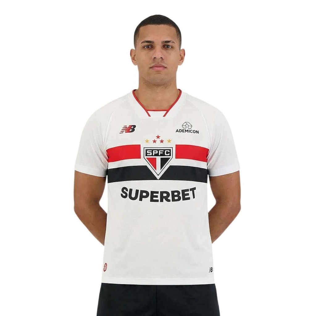 Camiseta do São Paulo I 26 New Balance Masculina