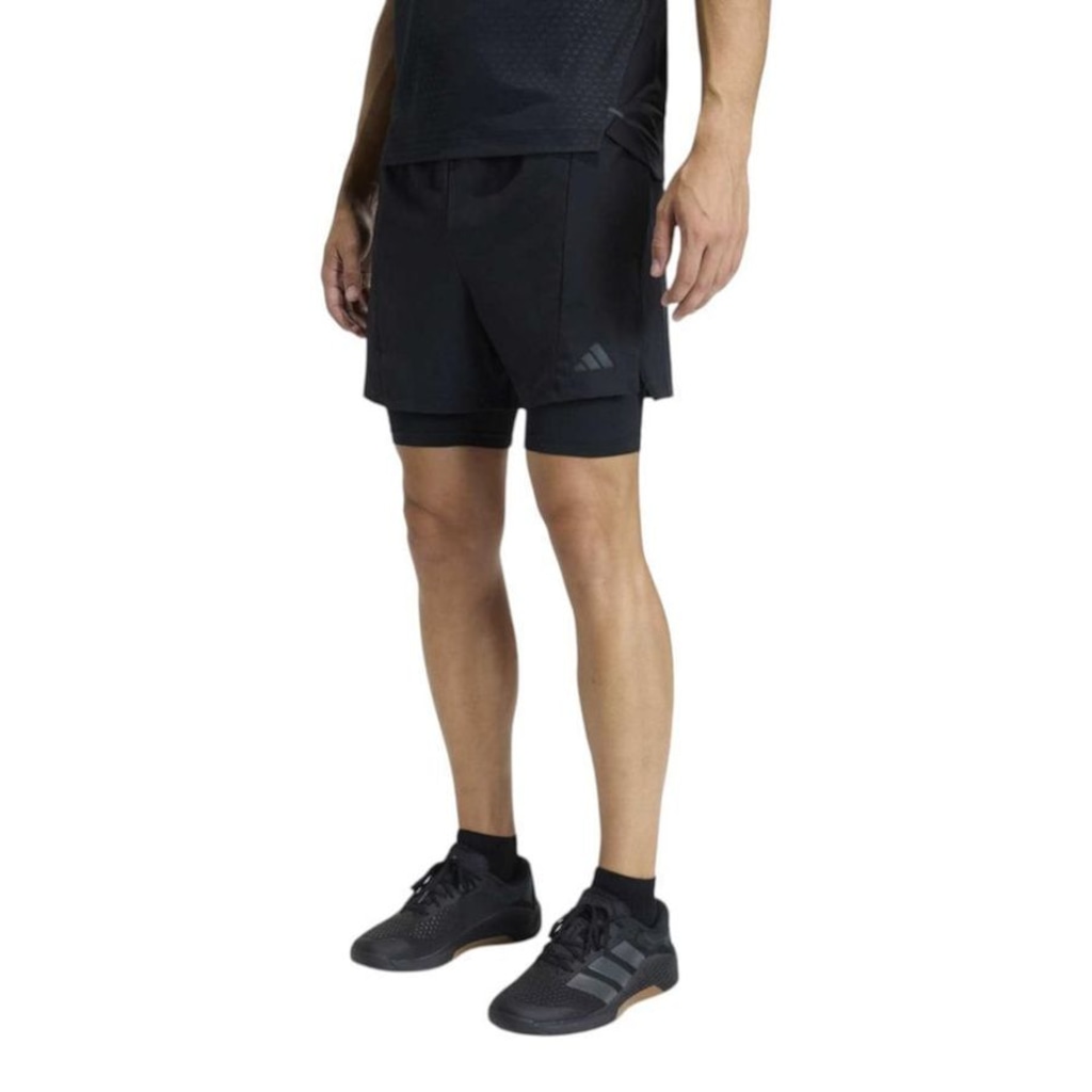 Bermuda adidas D4t Workout 2 em 1 Masculino