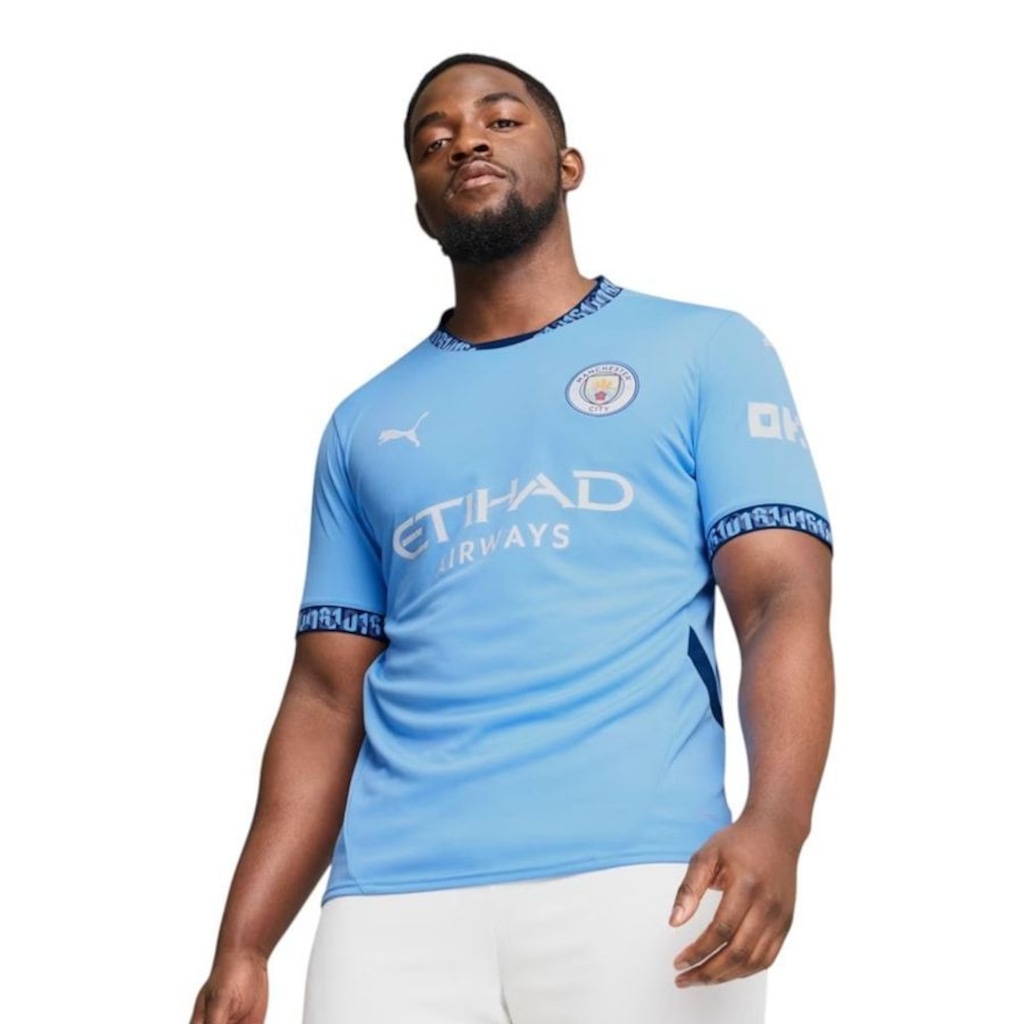 Camisa Manchester City I 2024/25 Torcedor Puma Masculina