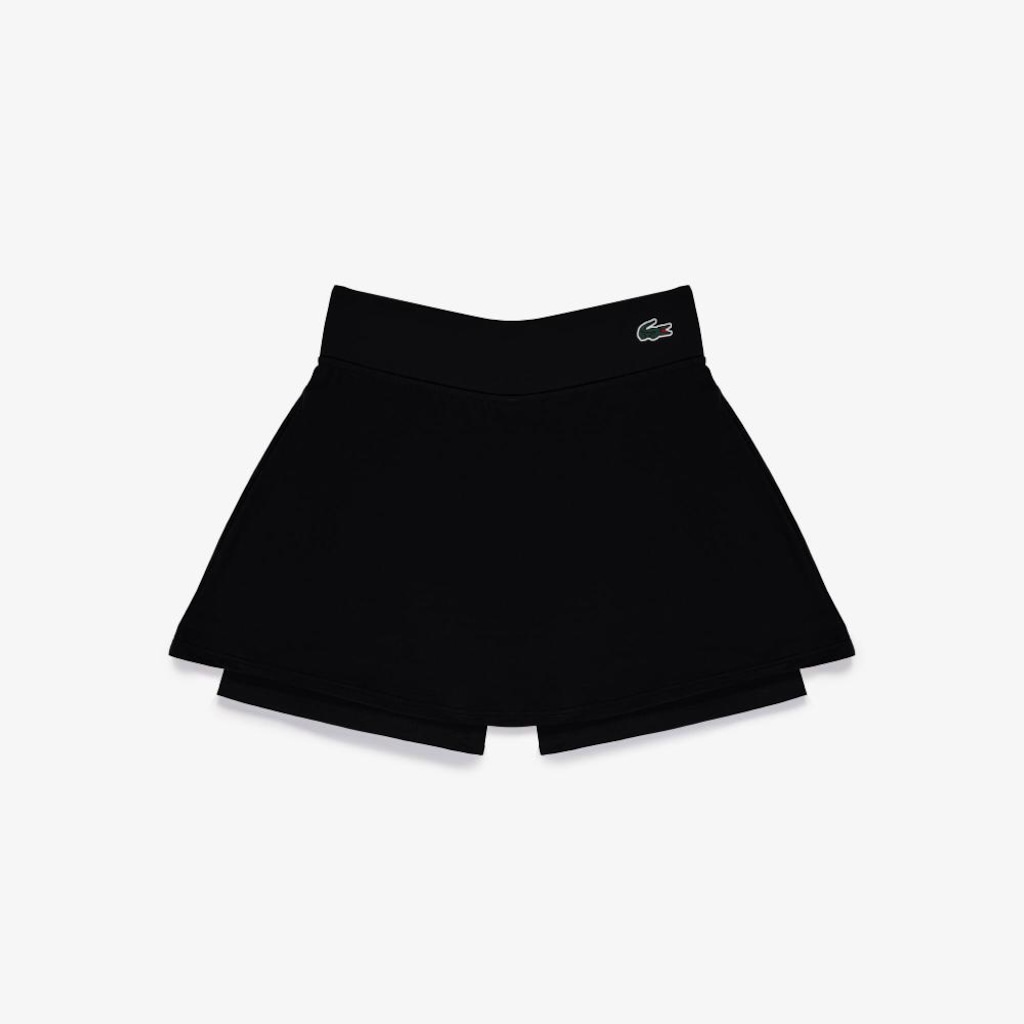 Saia esportiva com short de malha integrado Lacoste Feminina