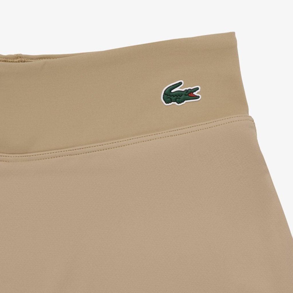 Saia esportiva com short de malha integrado Lacoste Feminina - Foto 2
