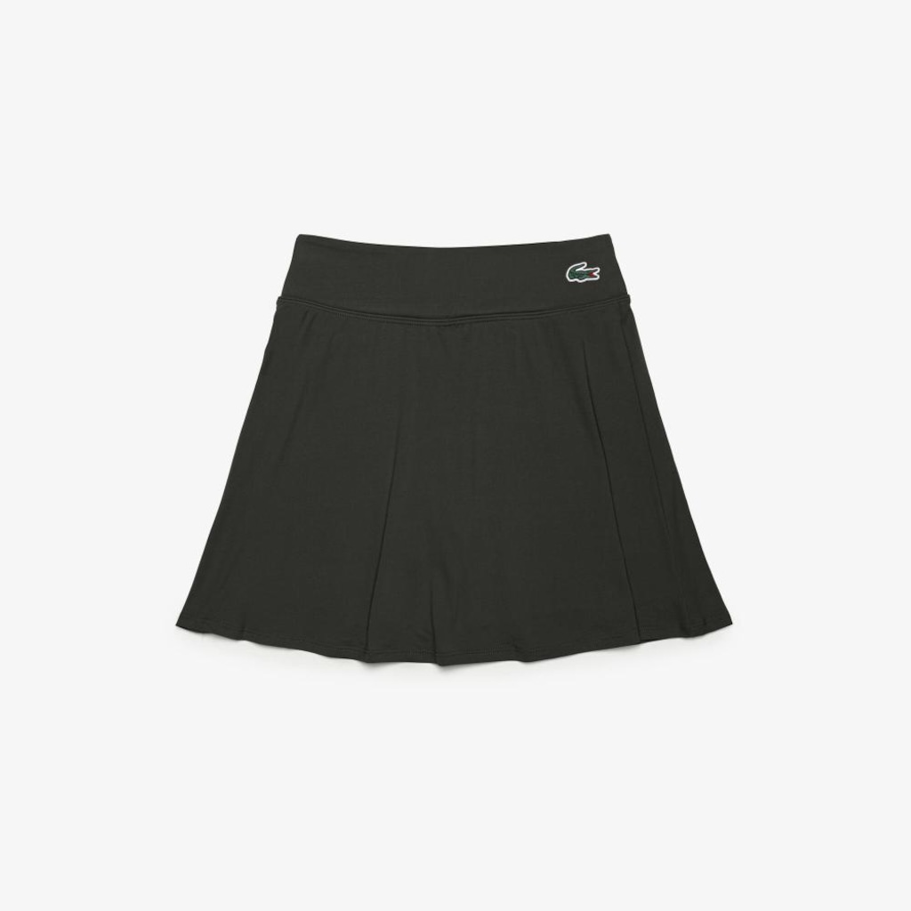 Saia esportiva com short de malha integrado Lacoste Feminina