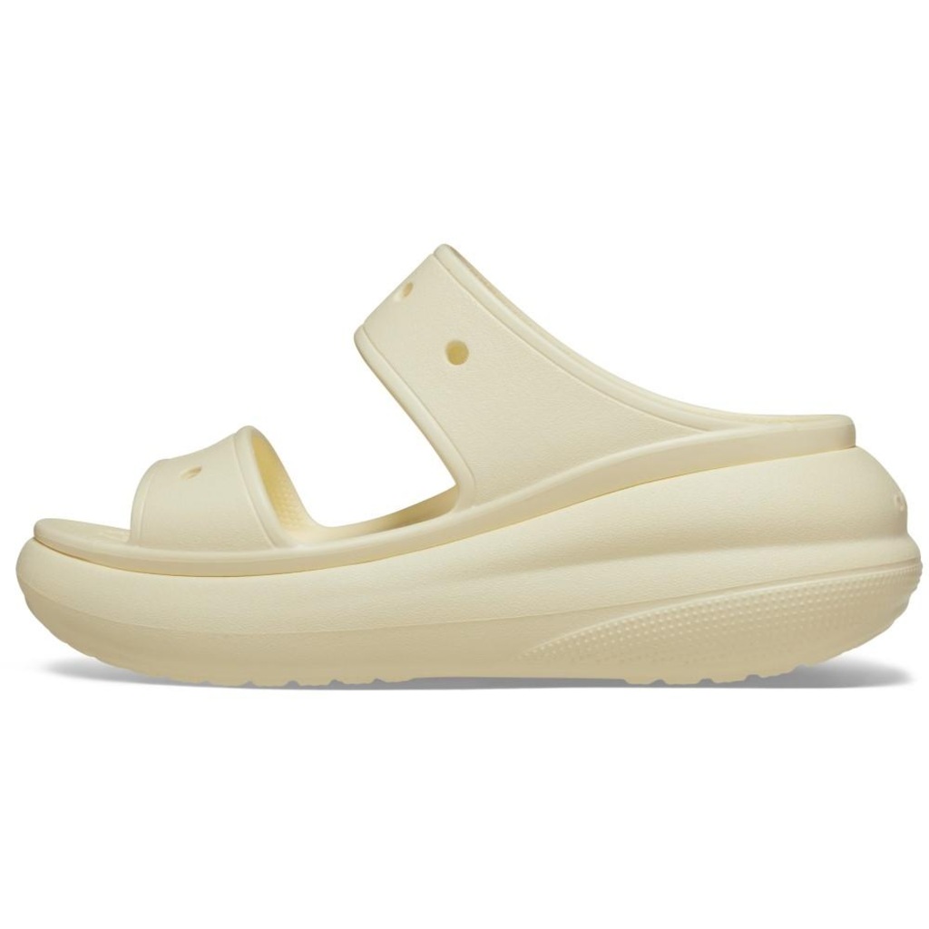 Imagem 2 do produto Sandália Crocs Classic Crush Platform Sandal Buttercream - Feminina