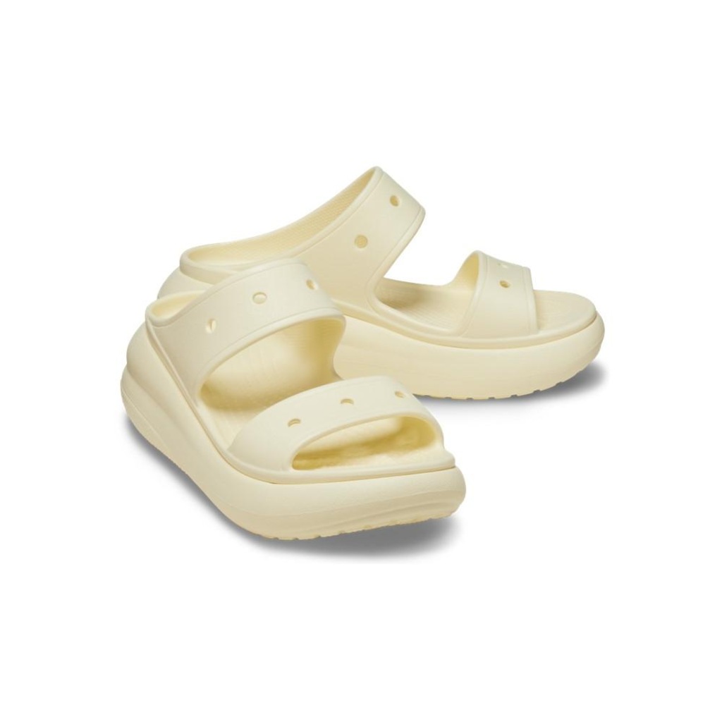 Imagem 3 do produto Sandália Crocs Classic Crush Platform Sandal Buttercream - Feminina