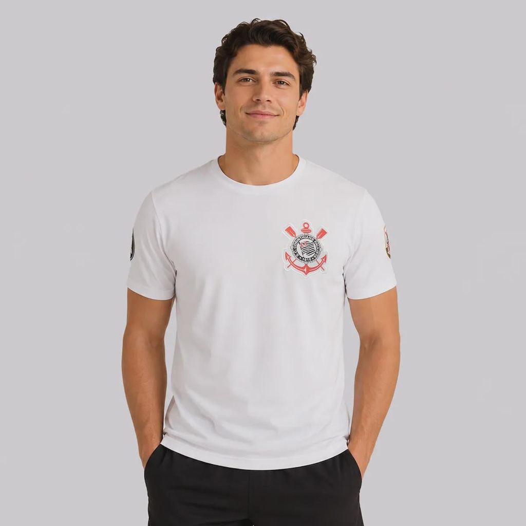 Camisa do Corinthians Brasão Dry Patch Libertadores Masculina