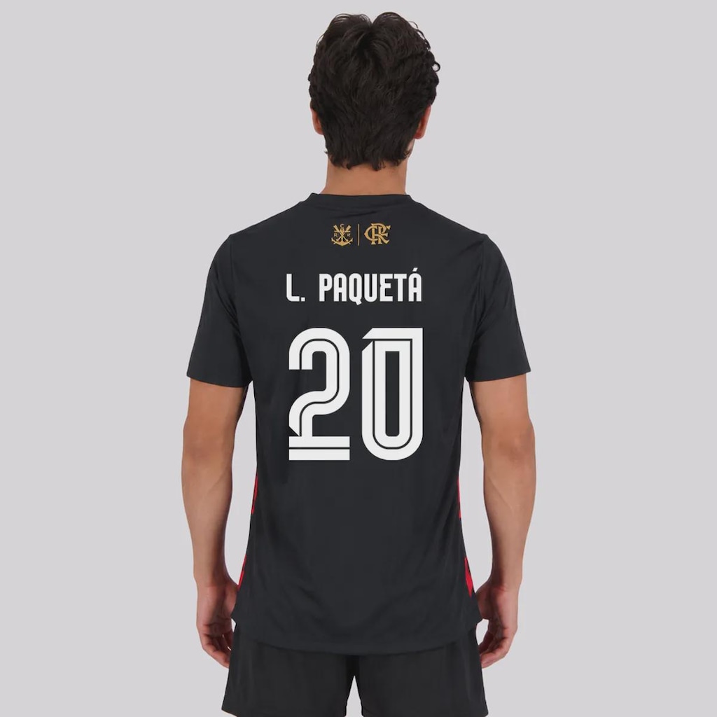 Camisa do Flamengo Arbor 20 L. Paquetá Masculina