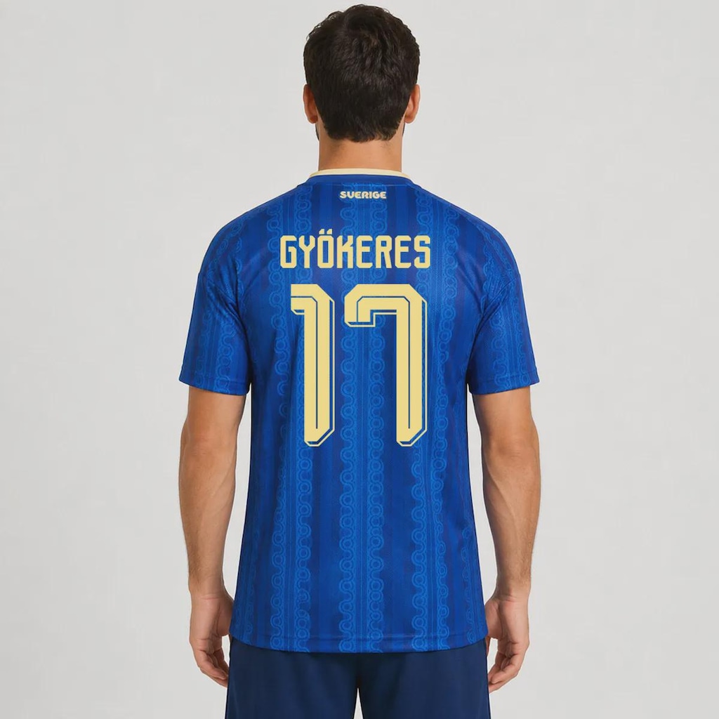 Camisa Suécia II 26/27 17 Gyökeres adidas Masculina