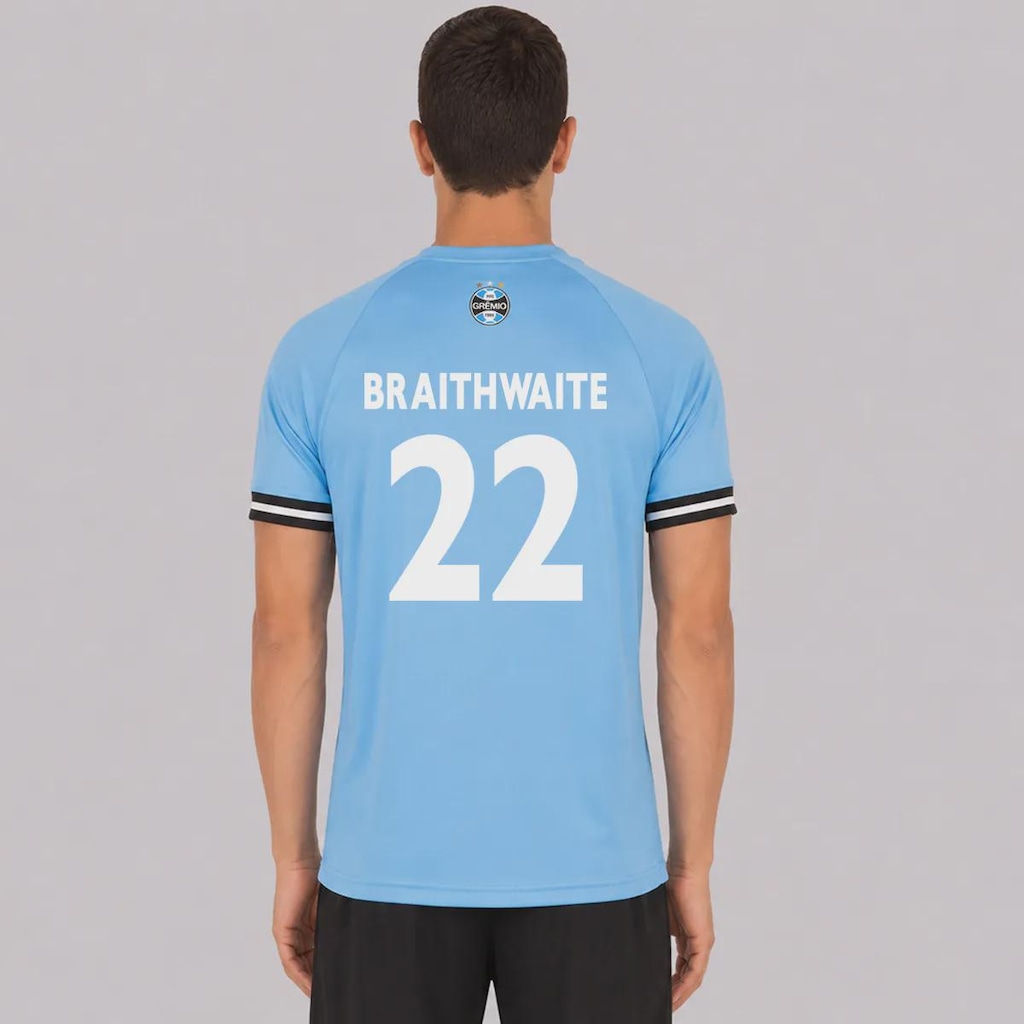 Camisa do Grêmio Atres Celeste 22 Braithwaite Masculina