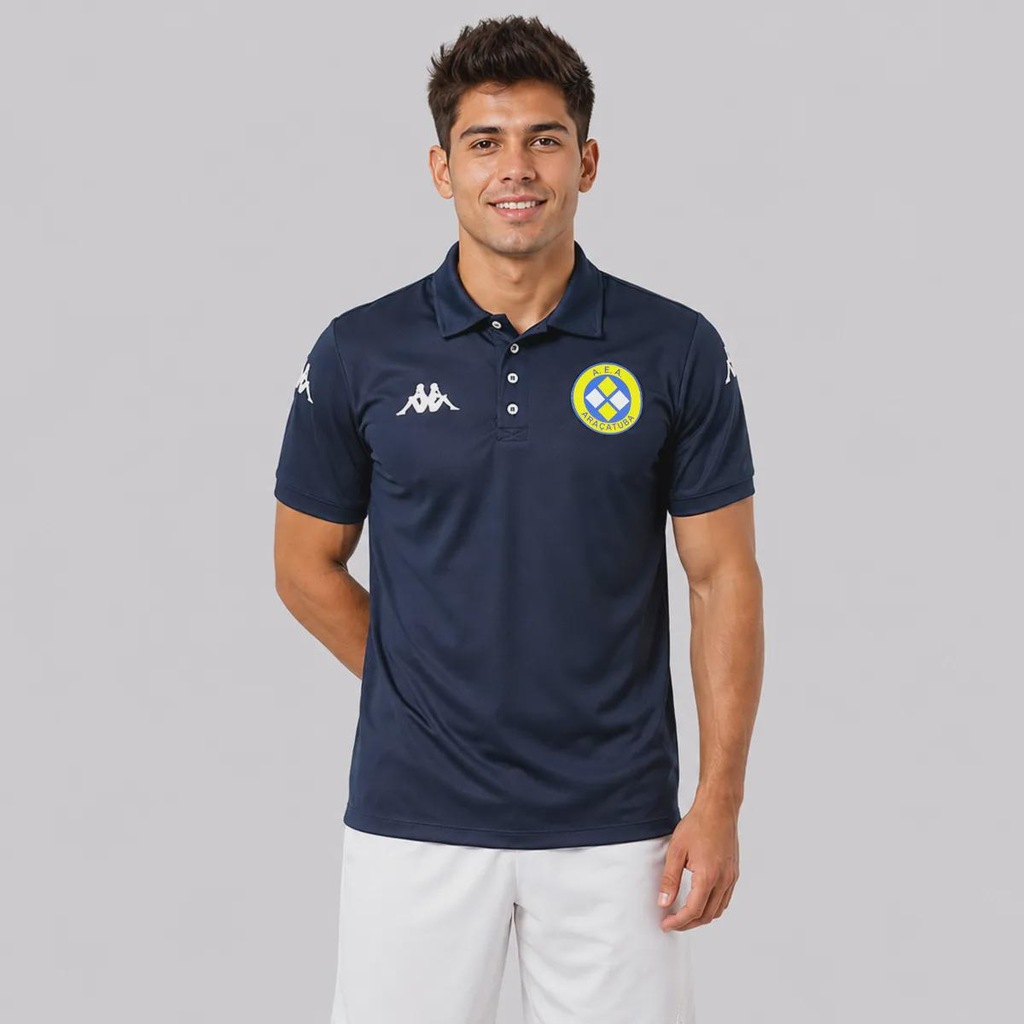 Camisa Polo do Araçatuba Passeio 26/27 Kappa Masculina