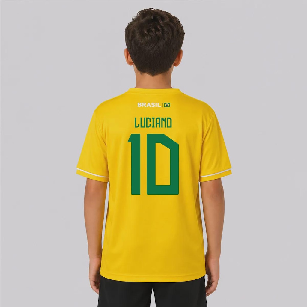 Camisa do São Paulo Fábula 10 Luciano Infantil