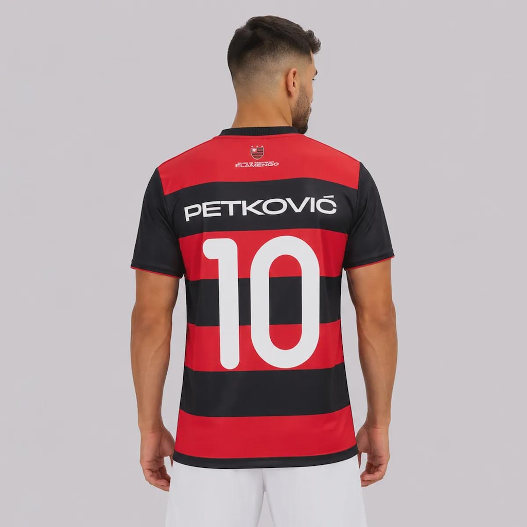 Imagem 4 do produto Camisa do Flamengo Retrô Petkovic Masculina