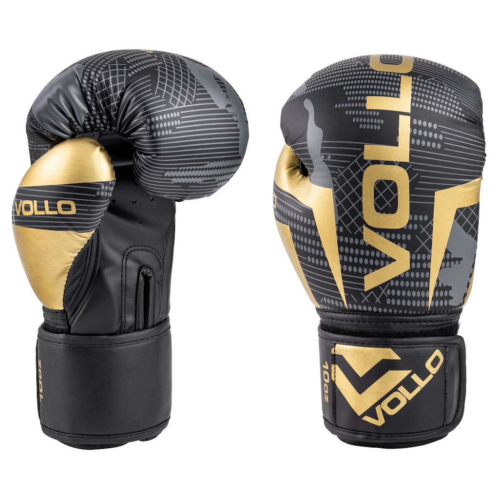 Luva de Boxe Vollo Muay Thai Kickboxing Training 10oz