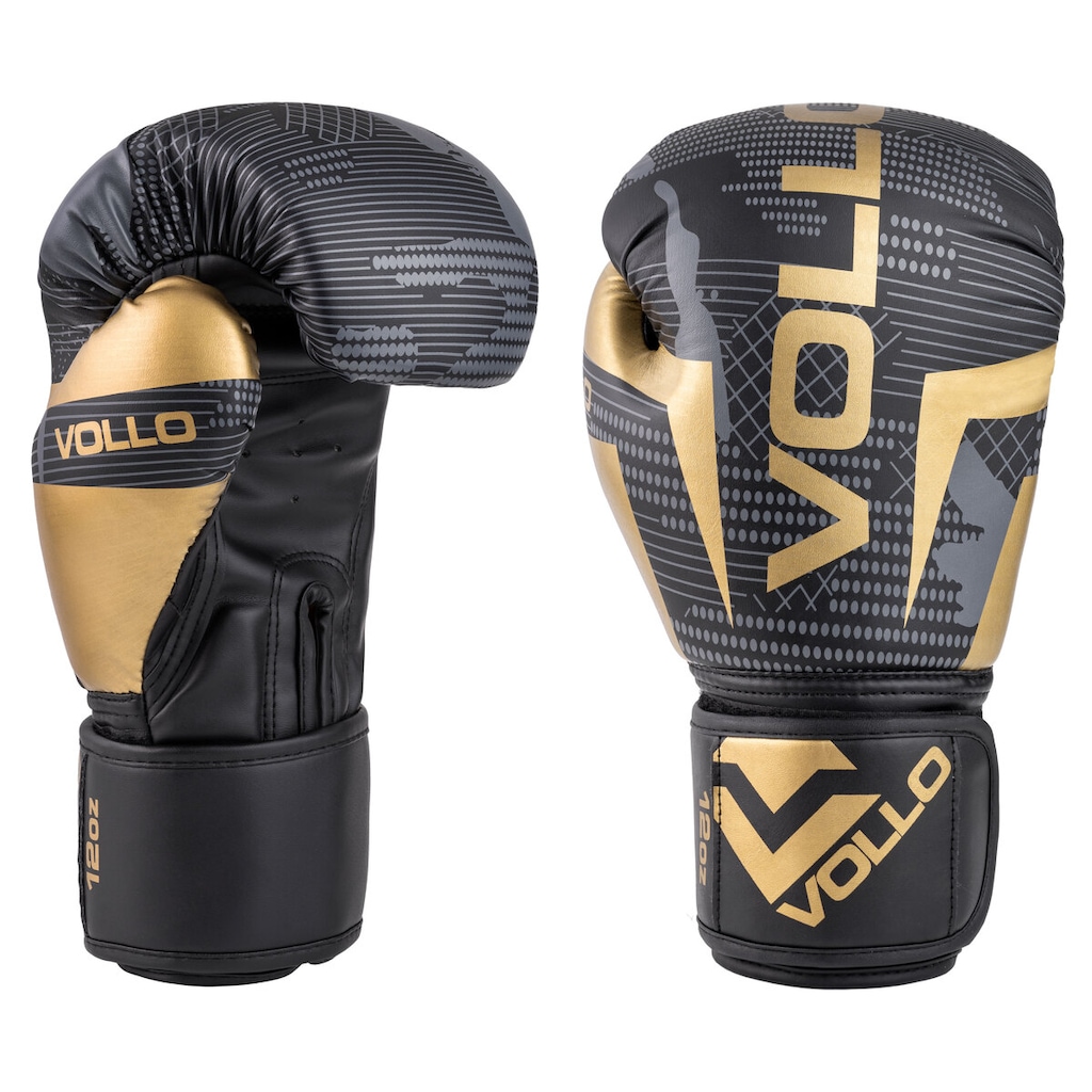 Luva de Boxe Vollo Muay Thai Kickboxing Training 12oz