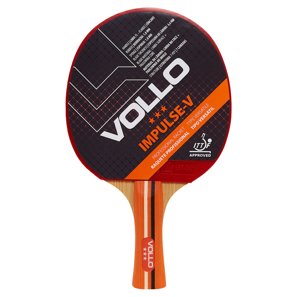 Raquete de Tênis de Mesa Impulse V Vollo - Adulto