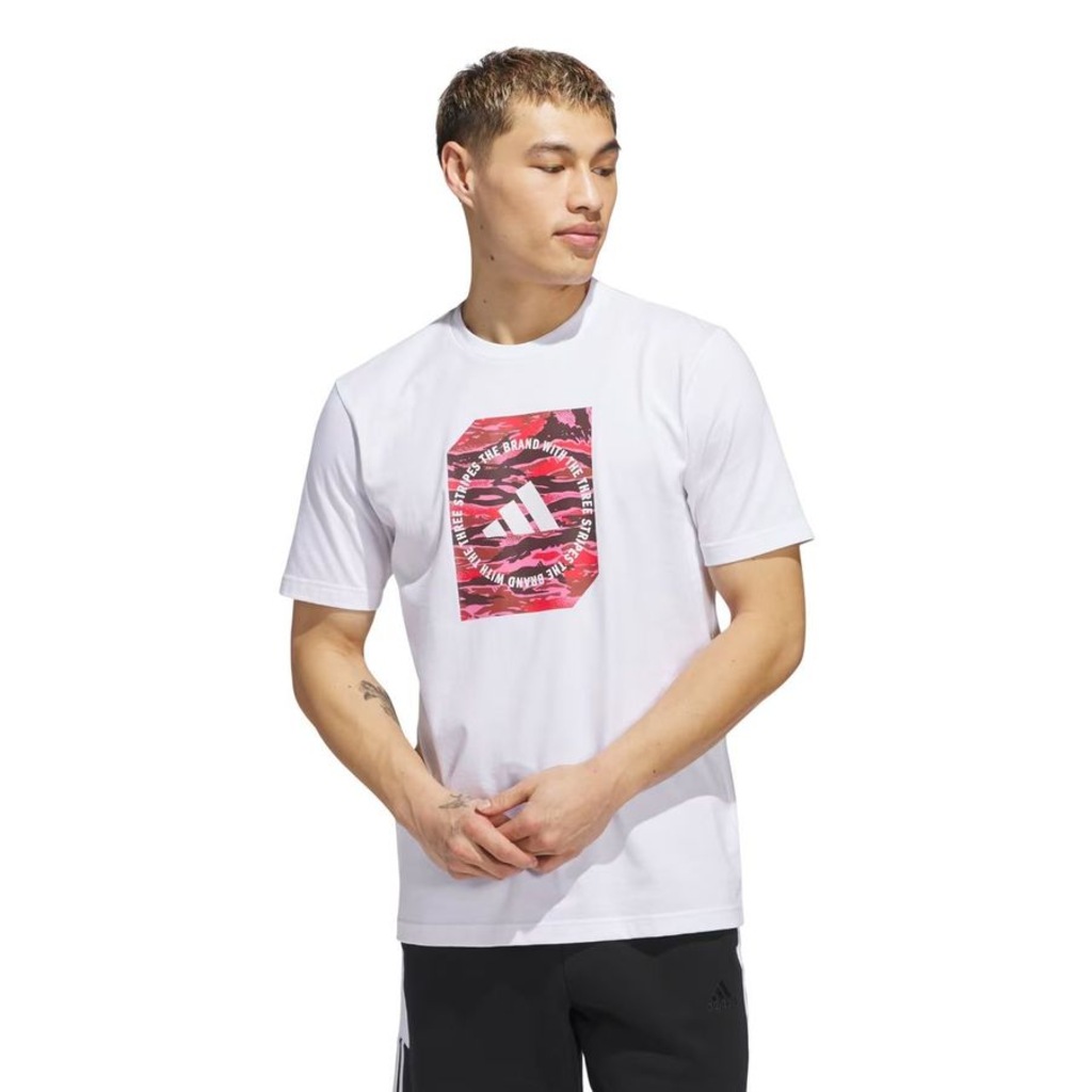 Camiseta adidas M/C Camo Shape Graphic - Masculina