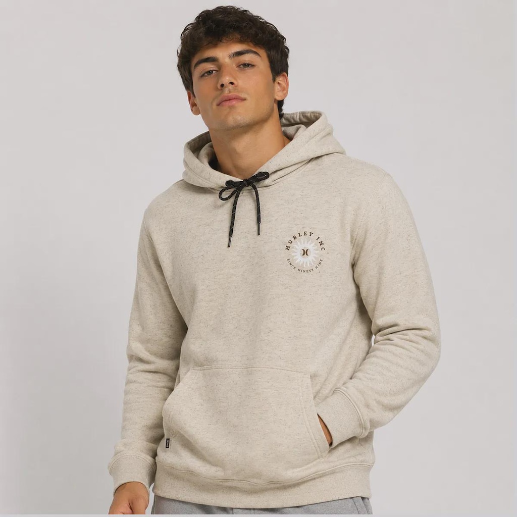 Blusão de Moletom Hurley Natural Masculino