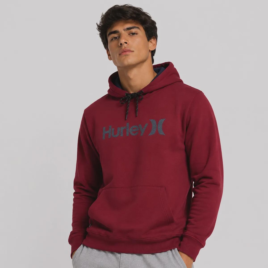 Blusão de Moletom Hurley One &amp; Only Masculino