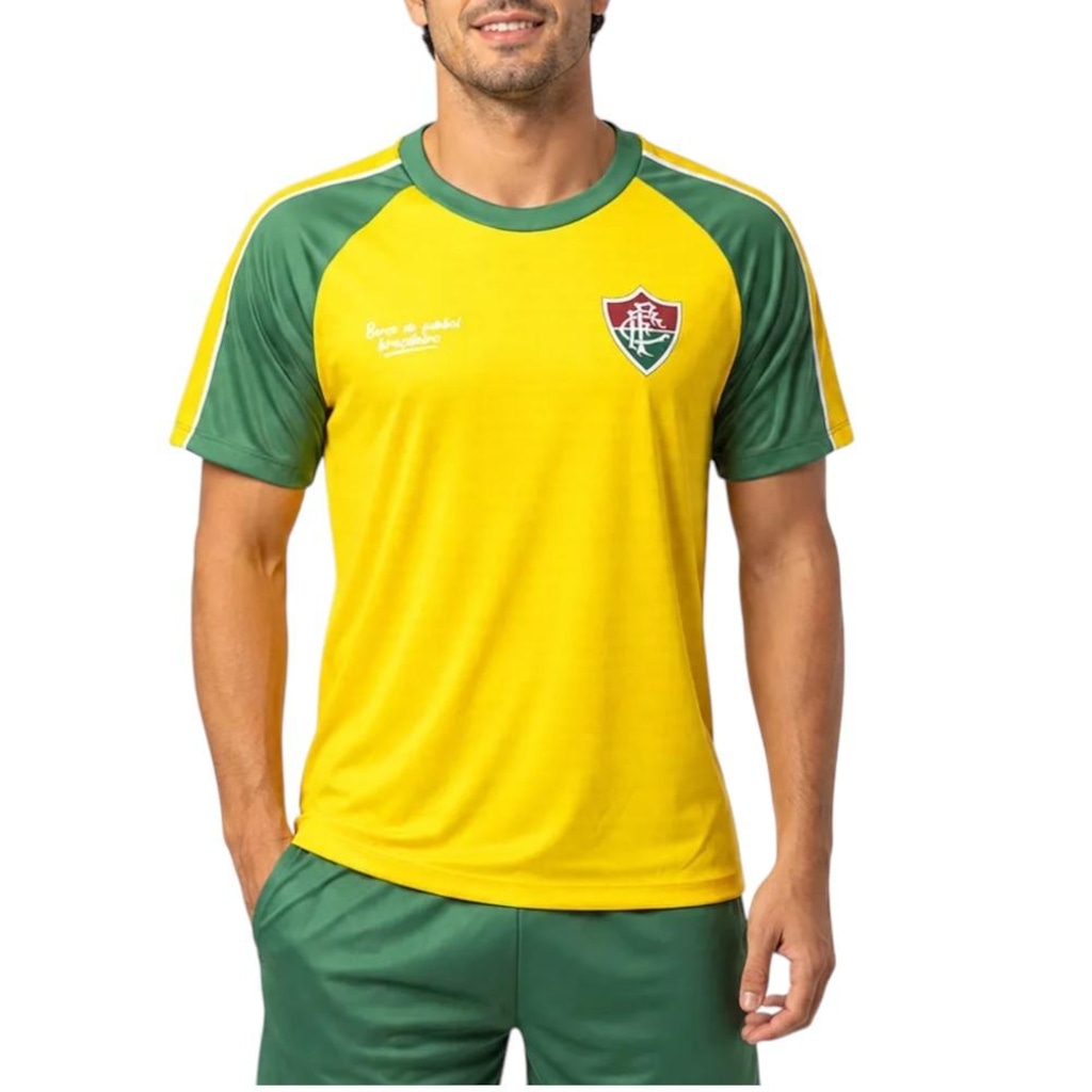 Camiseta do Fluminense Reluz Braziline - Masculina