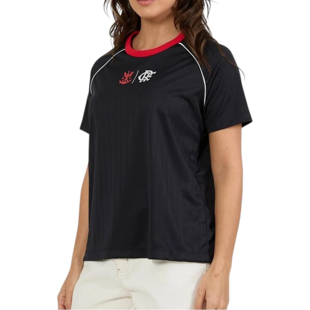 Camisa do Flamengo Babylook Disparar Braziline - Feminina