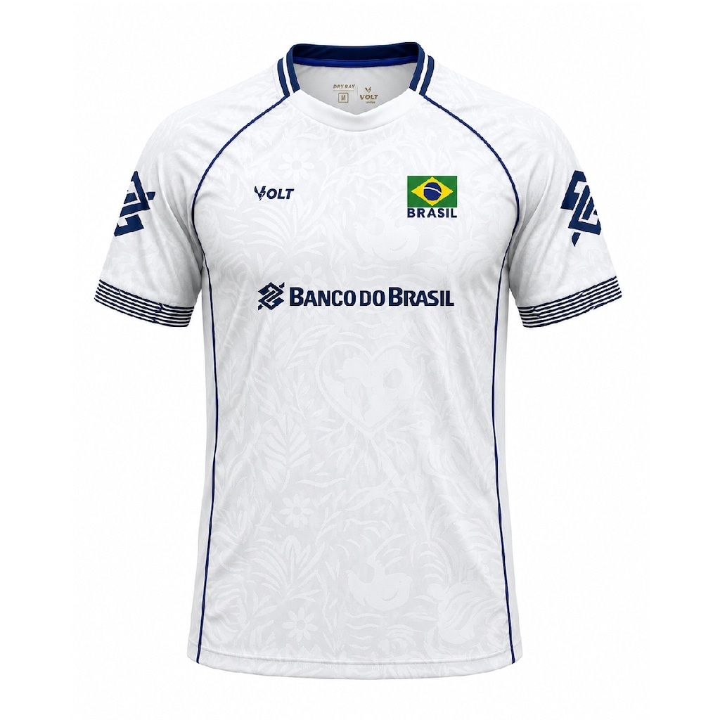 Camisa do Brasil Vôlei 2026 Jogo 3 Volt - Masculina