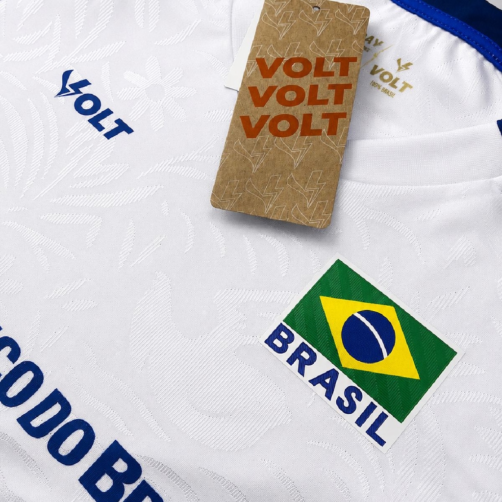 Imagem 3 do produto Camisa do Brasil Vôlei 2026 Jogo 3 Volt - Masculina