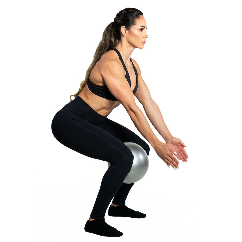 Imagem 4 do produto Kit 3 Bolas Pilates Vollo Bola Feijão + GymBall 55cm + Overball