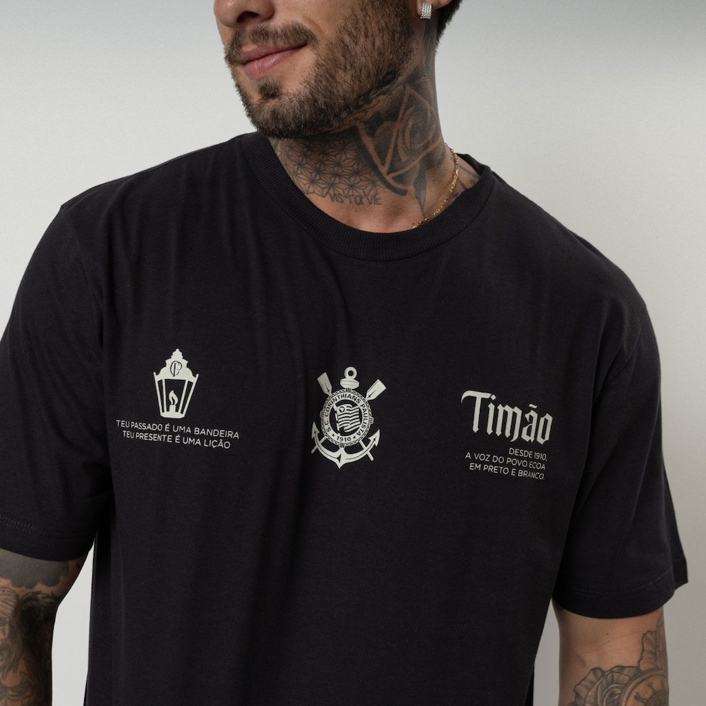 Imagem 3 do produto Camiseta do Corinthians Luz da Fiel Surf Center - Masculina