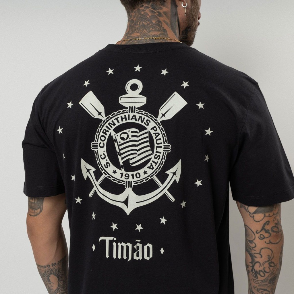 Imagem 5 do produto Camiseta do Corinthians Luz da Fiel Surf Center - Masculina