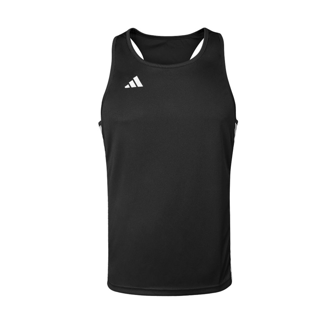 Camiseta Regata Boxe adidas com Listras - Masculina