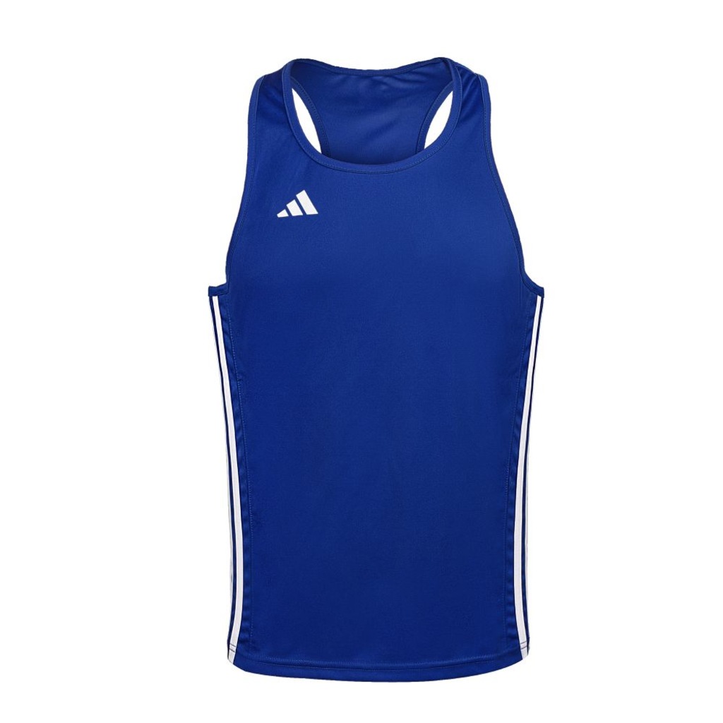 Camiseta Regata Boxe adidas com Listras - Masculina