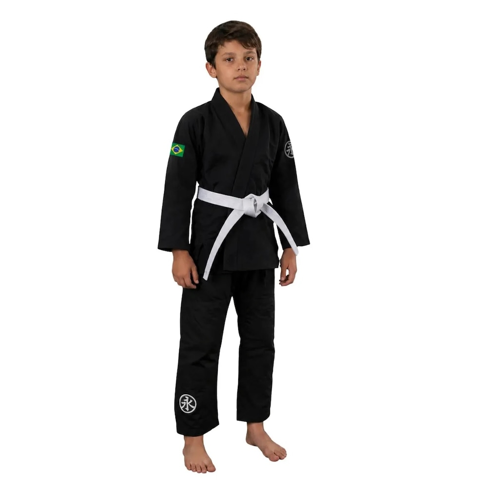 Kimono Trançado Keiko Jiu-Jitsu - Infantil