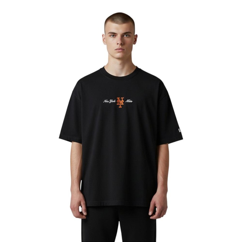 Camiseta New Era Regular Script New York Mets - Masculina