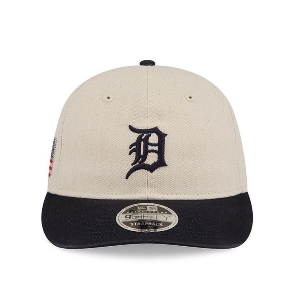 Boné Adulto New Era Retro Crown 950 Detroit Tigers Aba Curva