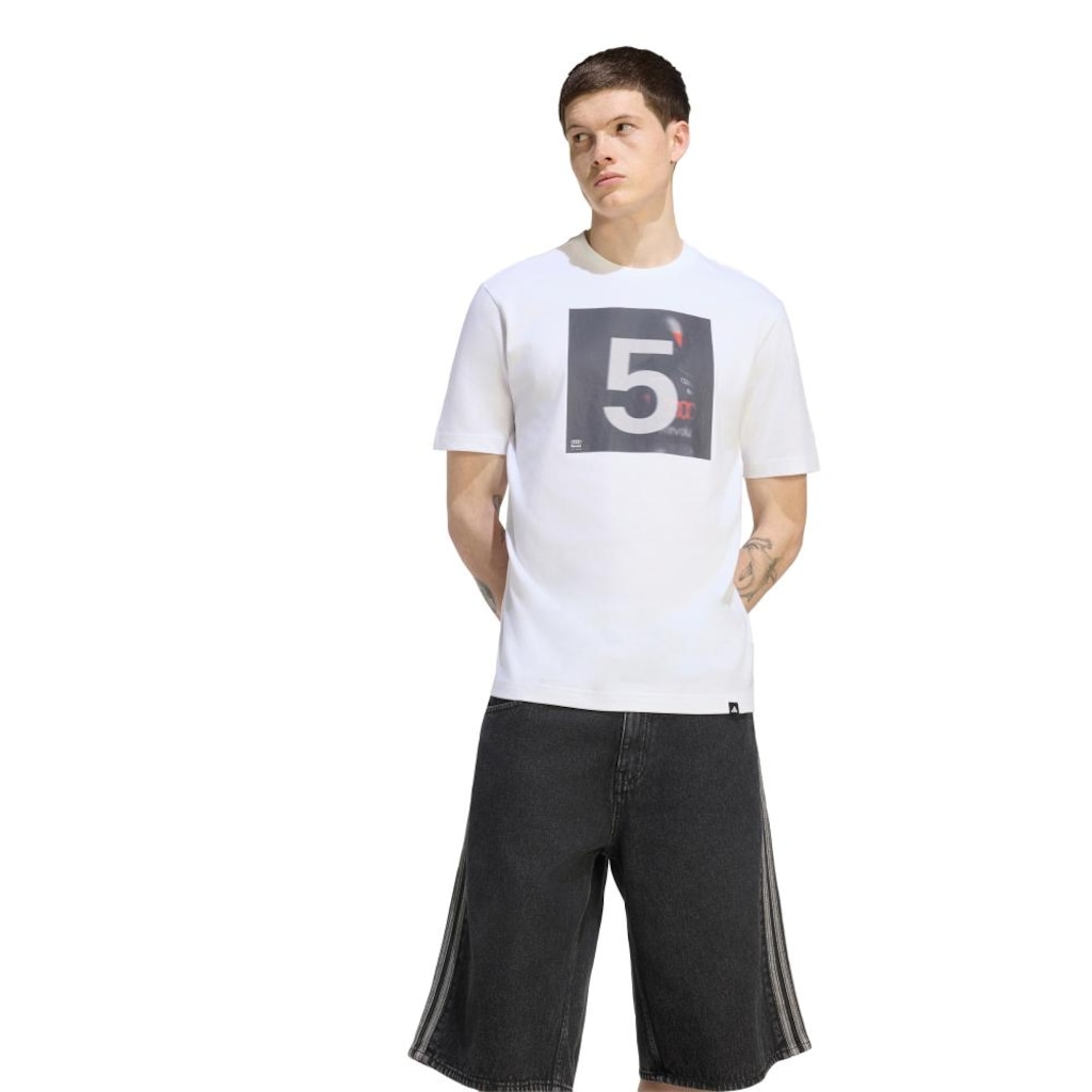 Camiseta adidas Audi F1 Team Gabriel Bortoleto Estampa II Masculina