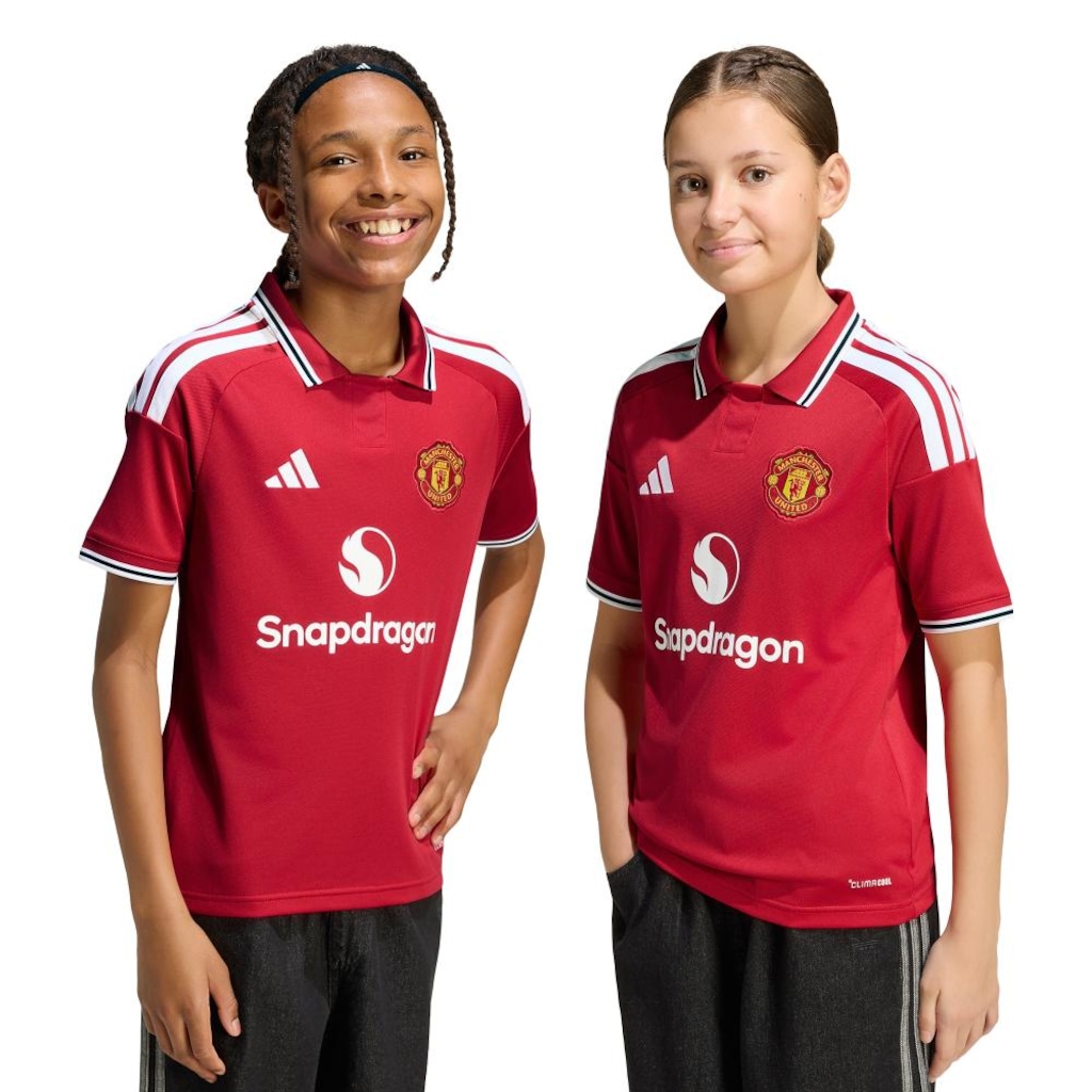 Camisa I Manchester United 2026/27 adidas Infantil