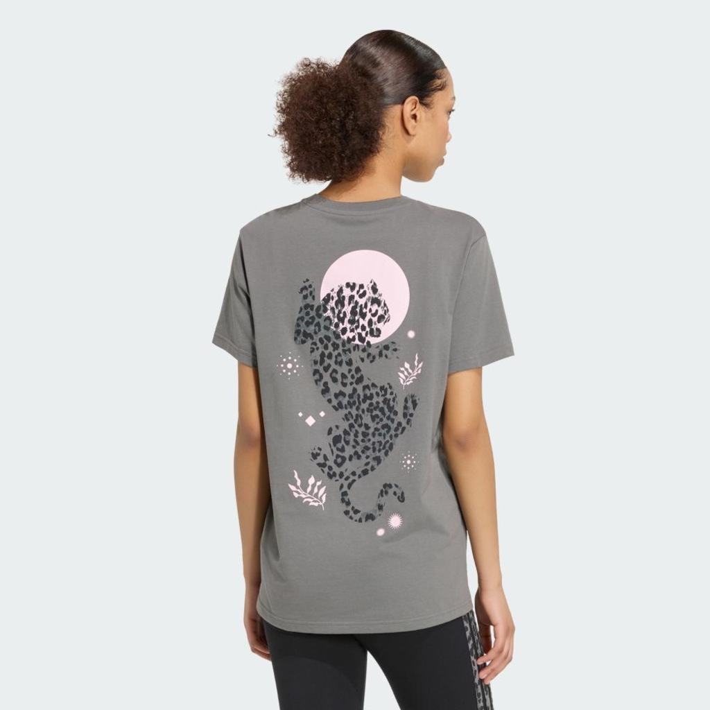 Imagem 3 do produto Camiseta adidas Estampa Animal 1 Feminina