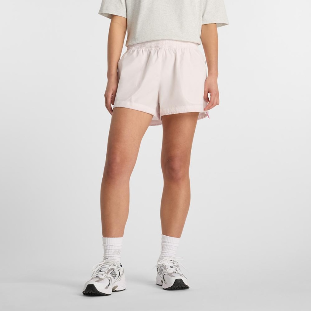 Shorts New Balance Trackside Woven Feminino