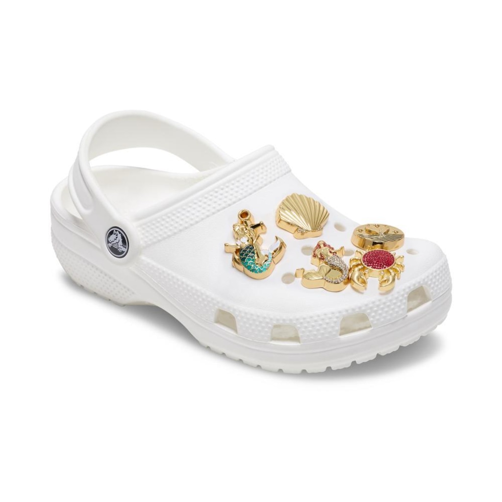 Jibbitz™ Oceano Dourado Pack Com 5 Peças Único - Unissex