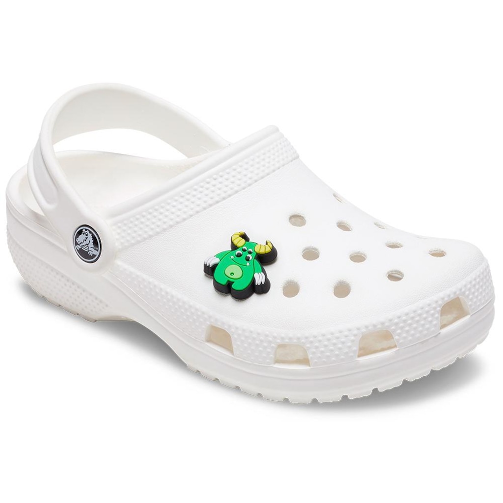 Jibbitz™ Monstro Verde de Chifres Único - Unissex