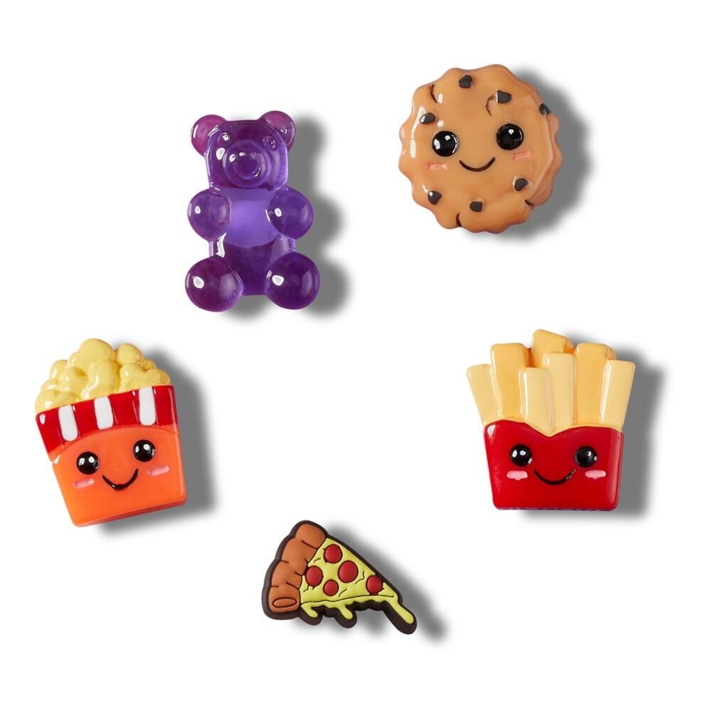 Imagem 2 do produto Jibbitz™ Fast Food Pack com 5 Peças Único - Unissex