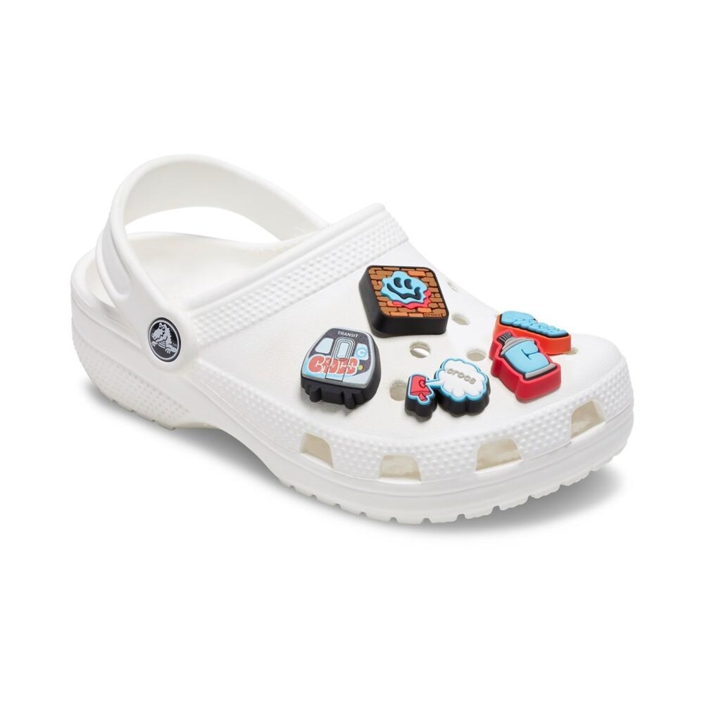 Jibbitz™ Graffiti Crocs Pack com 5 Peças Único - Unissex