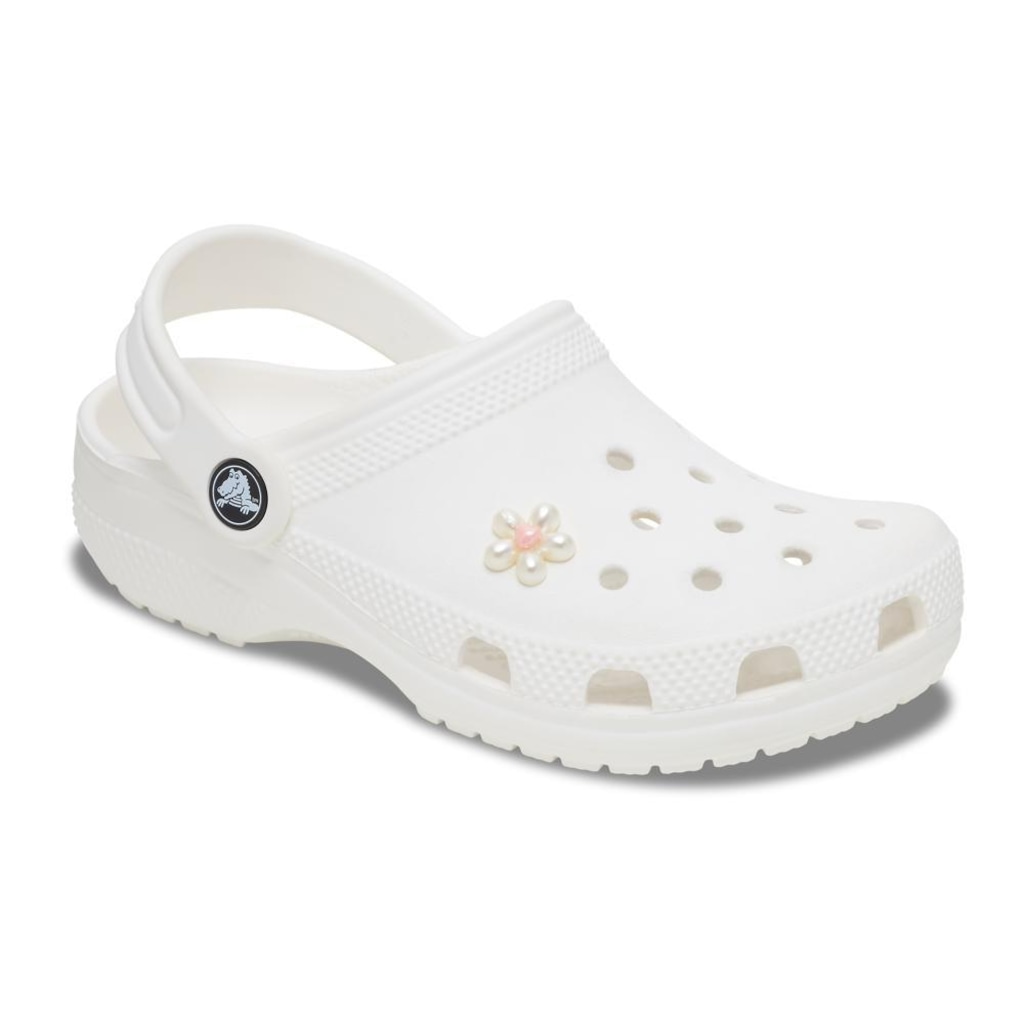 Jibbitz™ Flor de Pérolas Com Coração Único - Unissex