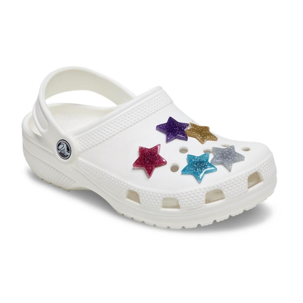 Jibbitz™ estrelas glitter pack 5  unico - Unissex
