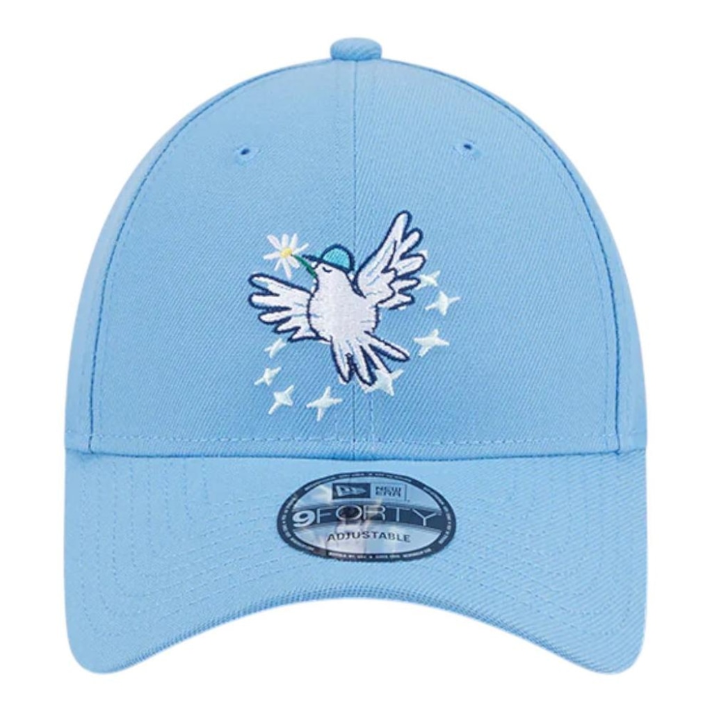 Boné Adulto New Era 940 Earth Day Peace Sky Aba Curva