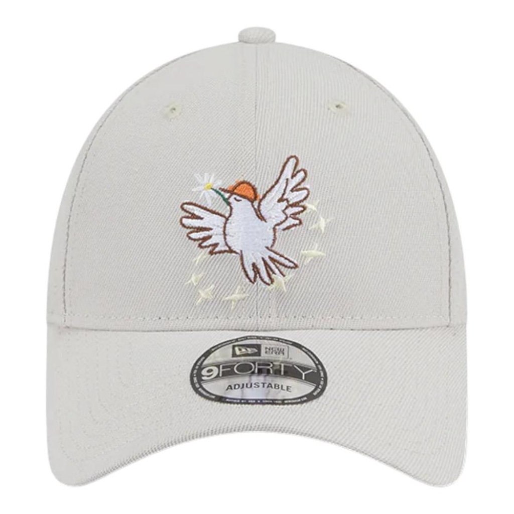 Boné Adulto New Era 940 Earth Day Peace Aba Curva