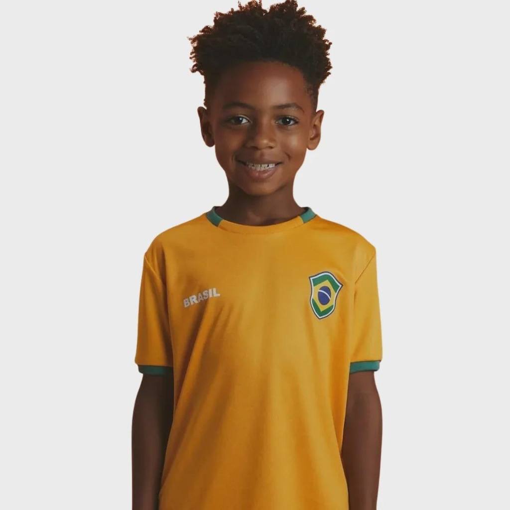 Camiseta do Brasil Braziline Ipe - Infantil